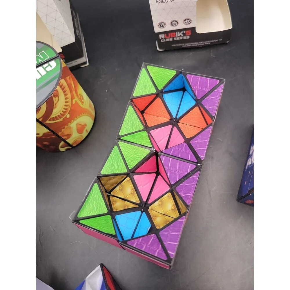 Versatile Magic Cube - 3D Puzzle Cubes - Fidget Toys Lot of 5 Puzzles
